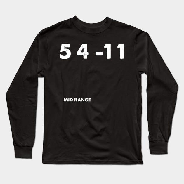 Disc Golf Flight Numbers #2 Long Sleeve T-Shirt by Eyewreck